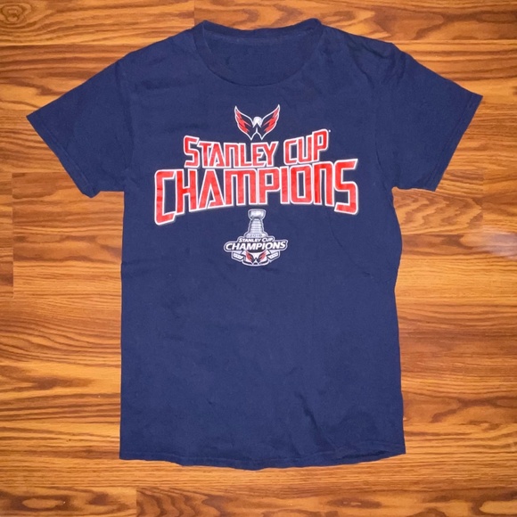 Lot of 3 VGUC Kids Washington Capitals Stanley Cup & Ovechkin Tshirts - Picture 9 of 10